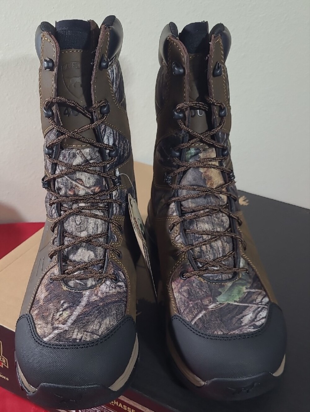 Irish Setter Terrain Mossy Oak Realtree Brown Camo Hunting Boots - Picture 7 of 11